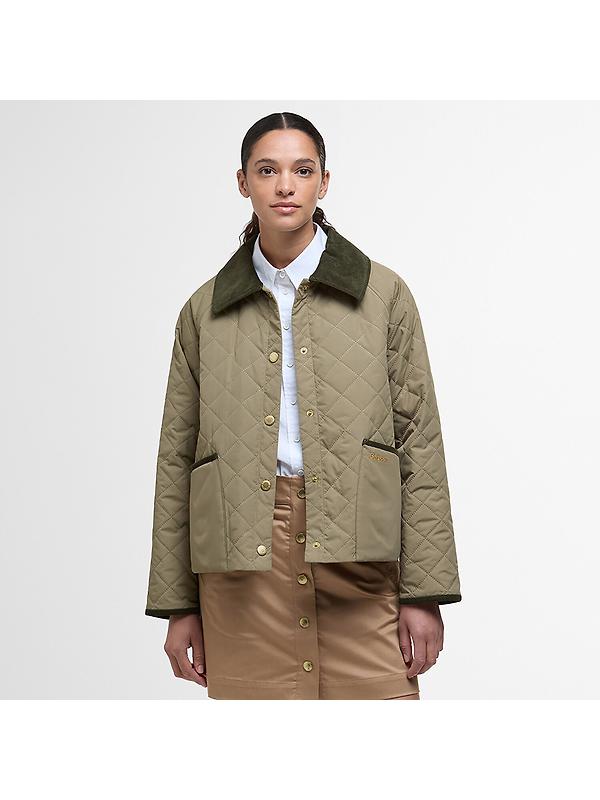 Barbour Women's Anise Quilted Jacket - Dusky Green/Ancient Tartan Image 2