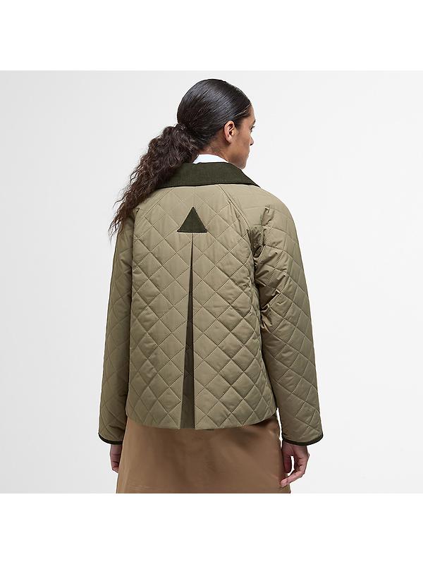 Barbour Women's Anise Quilted Jacket - Dusky Green/Ancient Tartan Image 4