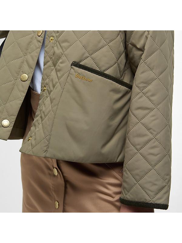Barbour Women's Anise Quilted Jacket - Dusky Green/Ancient Tartan Image 6