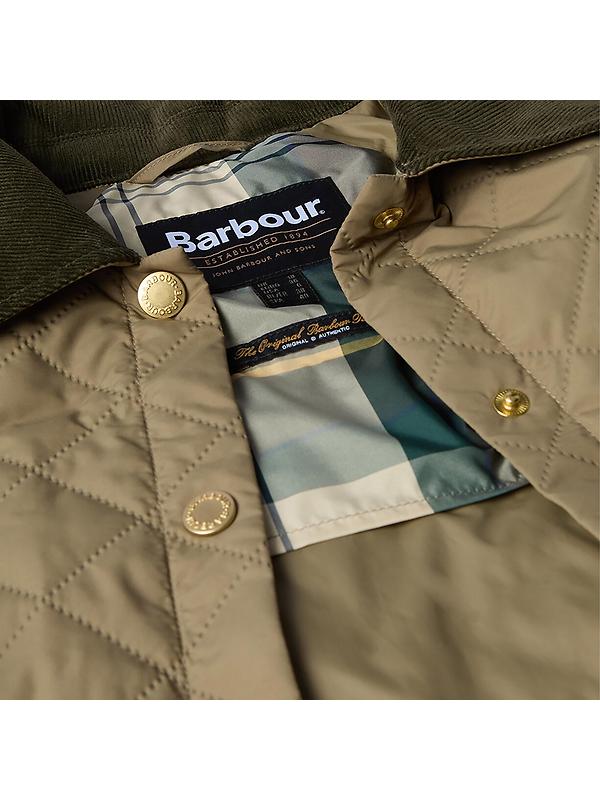 Barbour Women's Anise Quilted Jacket - Dusky Green/Ancient Tartan Image 7