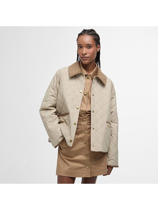 Barbour Women's Anise Quilted Jacket - Light Sand/Ancient Tartan Image 2