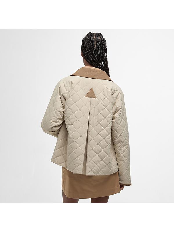 Barbour Women's Anise Quilted Jacket - Light Sand/Ancient Tartan Image 4