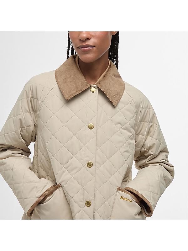 Barbour Women's Anise Quilted Jacket - Light Sand/Ancient Tartan Image 5