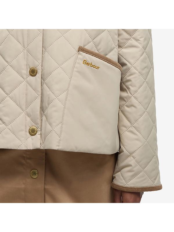 Barbour Women's Anise Quilted Jacket - Light Sand/Ancient Tartan Image 7