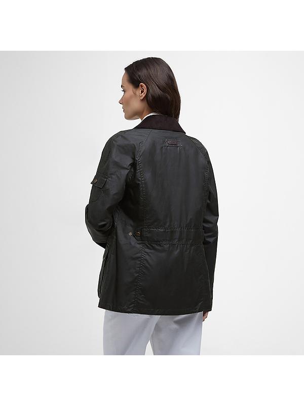 Barbour Women's Arlo Utility Wax Jacket - Archive Olive/Ancient Tartan Image 4