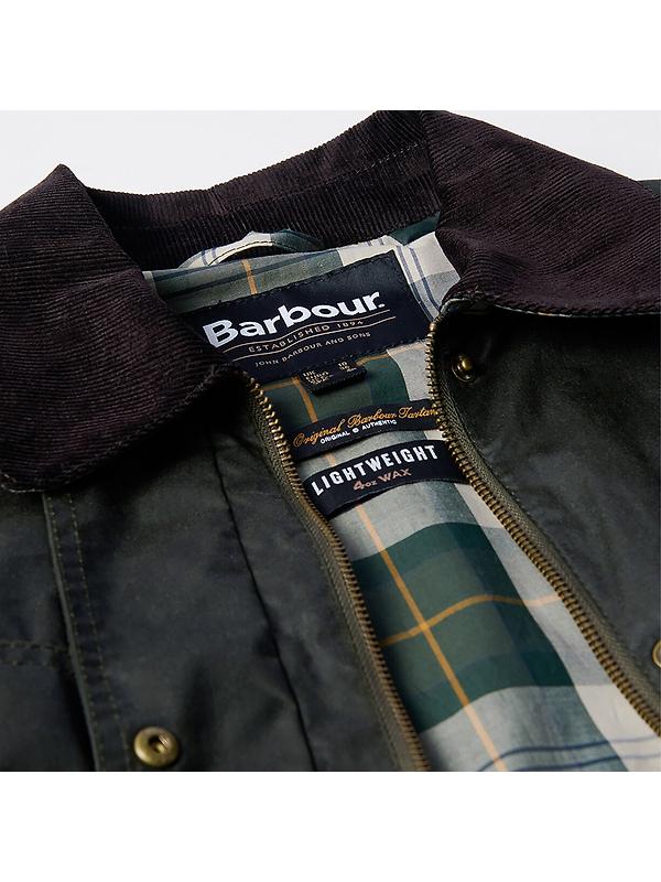Barbour Women's Arlo Utility Wax Jacket - Archive Olive/Ancient Tartan Image 9