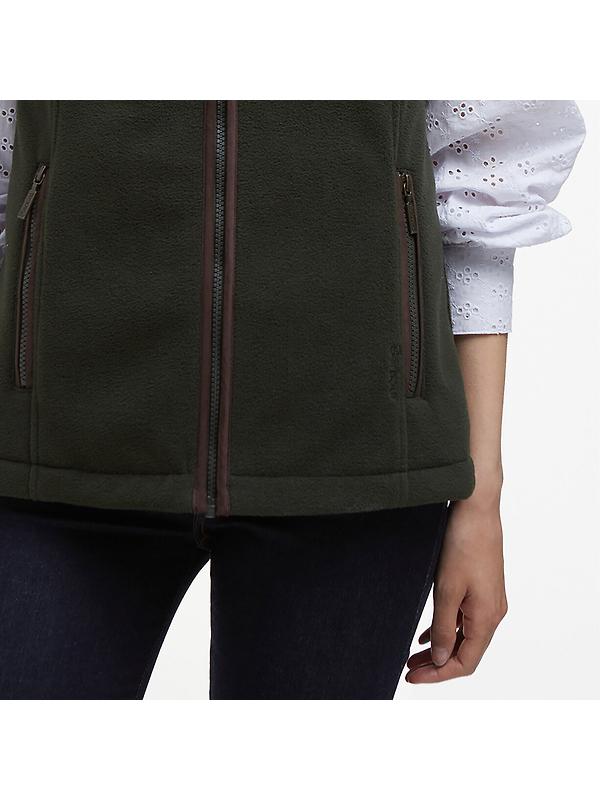 Barbour Women's Country Colton Fleece Gilet - Sage Image 6