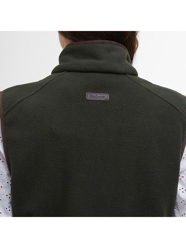 Barbour Women's Country Colton Fleece Gilet - Sage Image 7