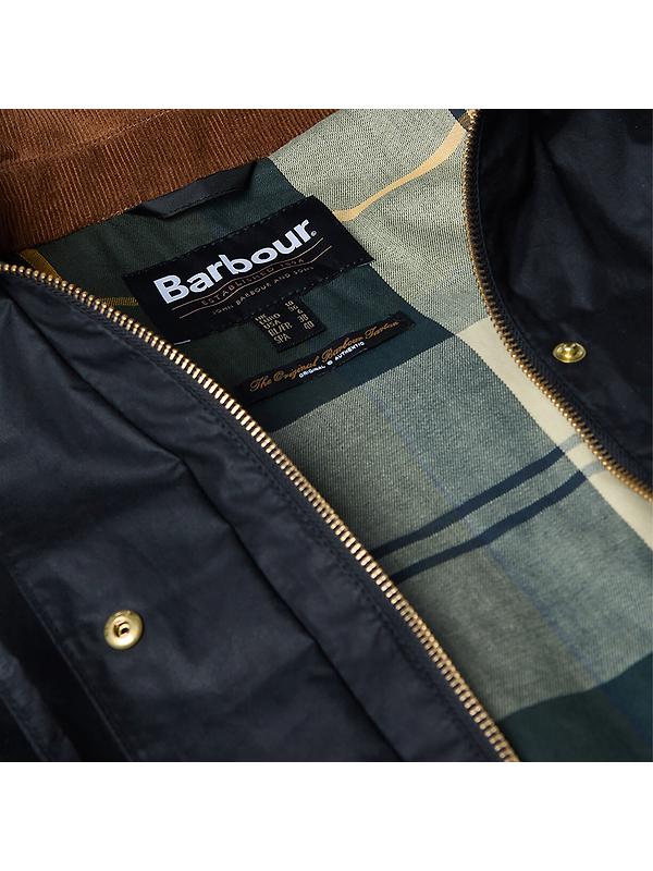 Barbour Women's Erma Wax Jacket - Black/Ancient Tartan Image 7
