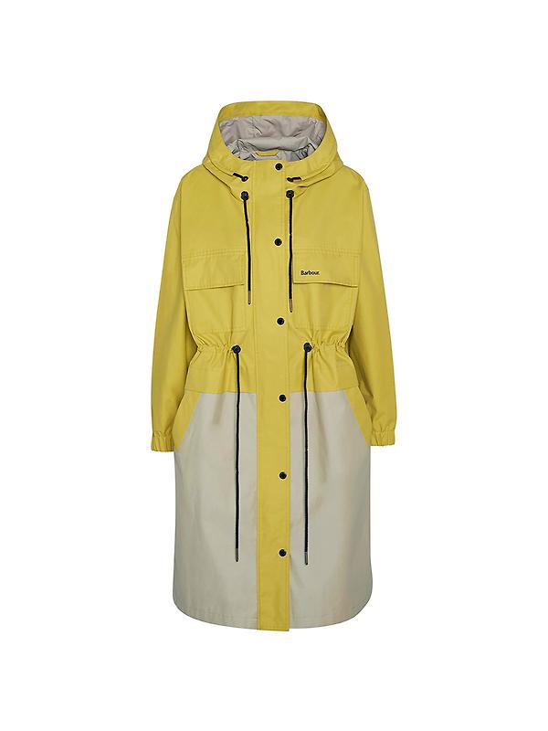 Product image of Barbour Women's Evie Showerproof Parka - Limeade/Light Sand