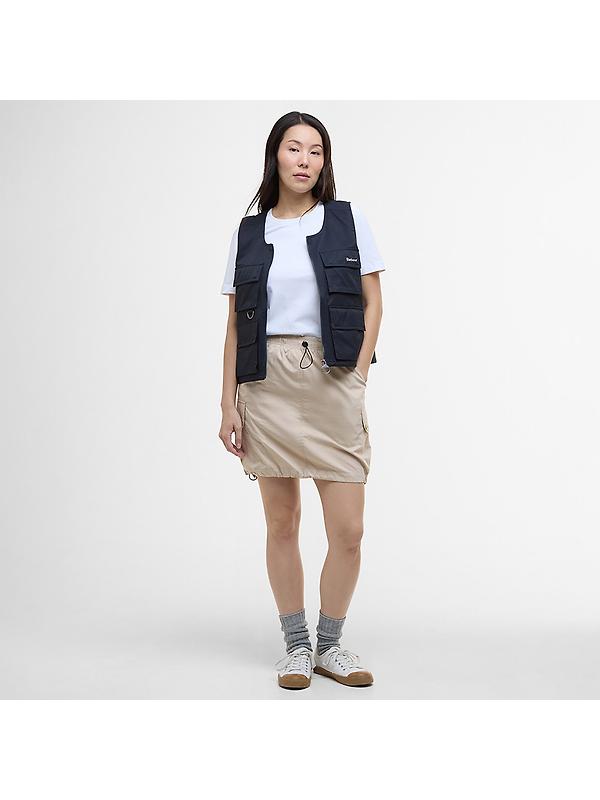 Barbour Women's Farne Mini Skirt - Light Sand Image 2