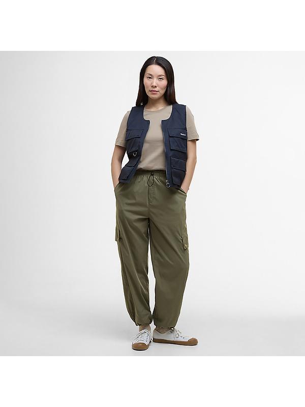 Barbour Women's Farne Trousers - Dusky Green Image 2