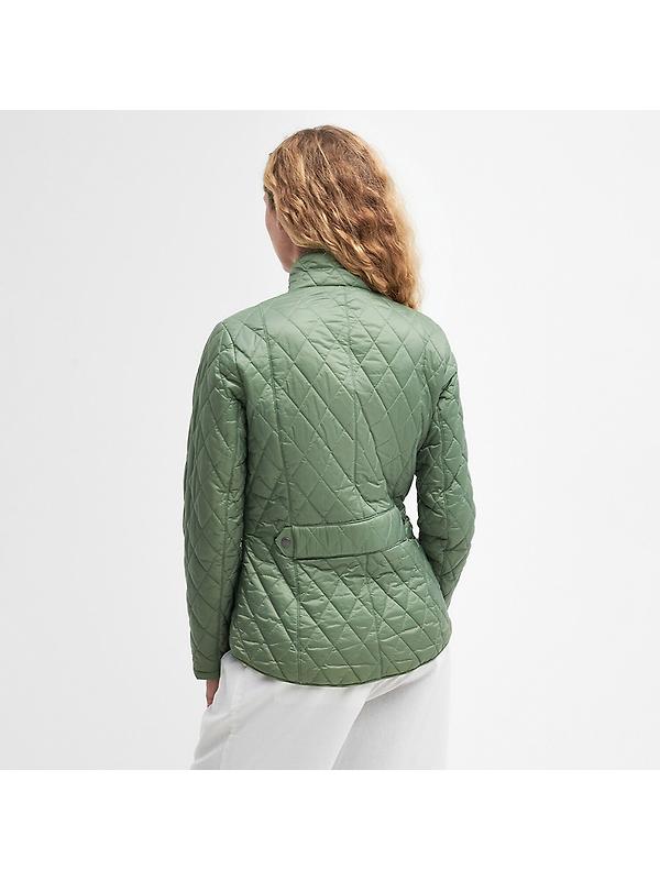 Barbour Women's Flyweight Cavalry Quilted Jacket - Bayleaf Image 4