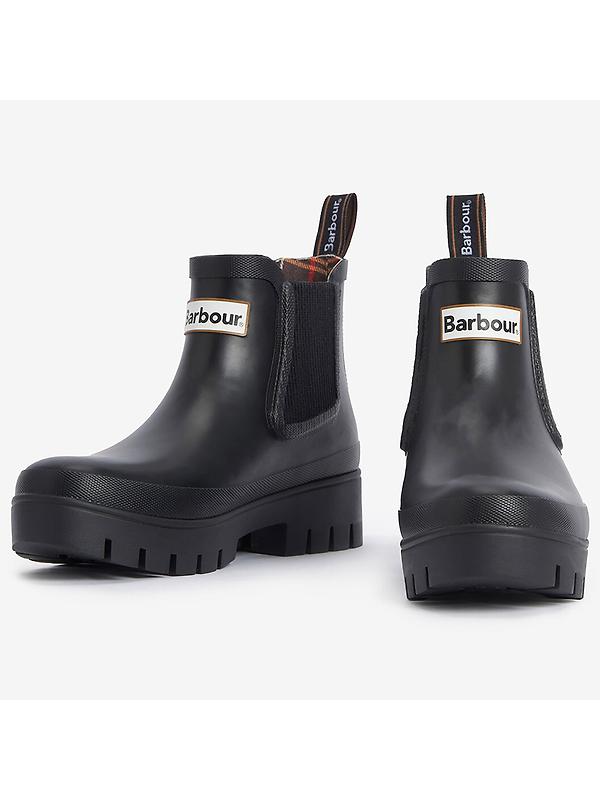 Barbour Women's Halton Ankle Wellingtons - Black Image 3