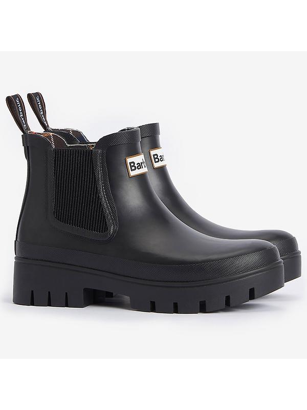 Barbour Women's Halton Ankle Wellingtons - Black Image 6