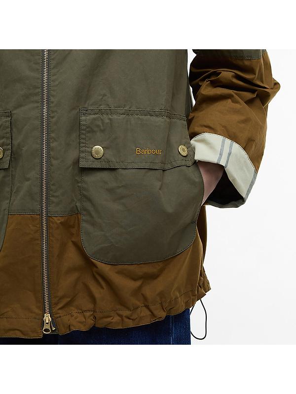 Barbour Women's Hayley Showerproof Jacket - Dusky Green/Ancient Tartan Image 6