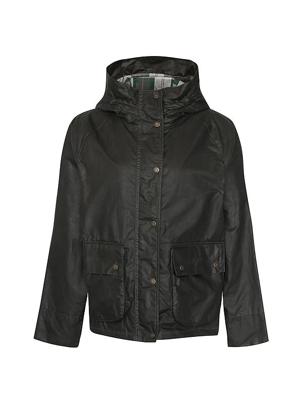 Product image of Barbour Women's Hollies Wax Jacket - Archive Olive/Ancient Tartan