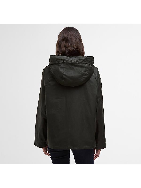 Barbour Women's Hollies Wax Jacket - Archive Olive/Ancient Tartan Image 4