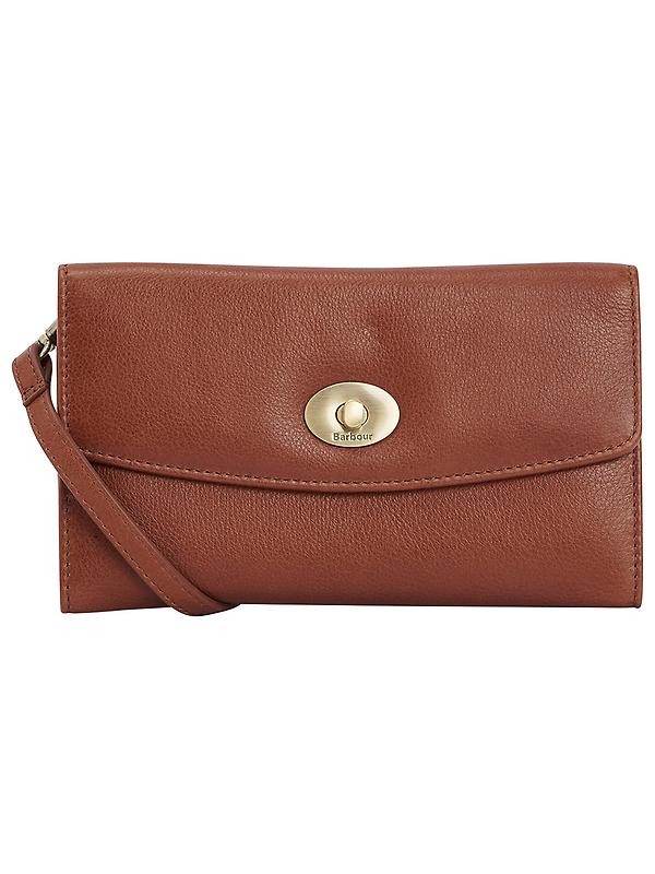 Product image of Barbour Women's Isla Leather Travel Purse - Brown