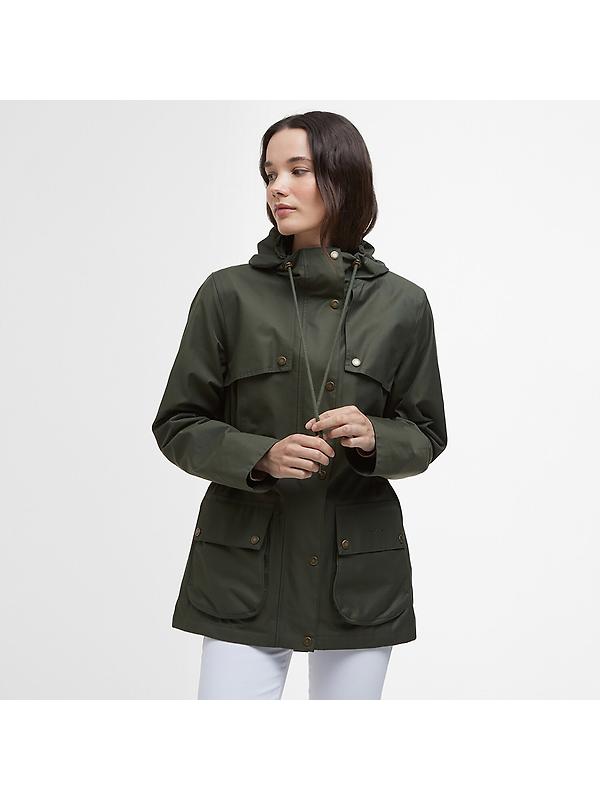 Barbour Women's Maple Waterproof Jacket - Olive/Ancient Tartan Image 2