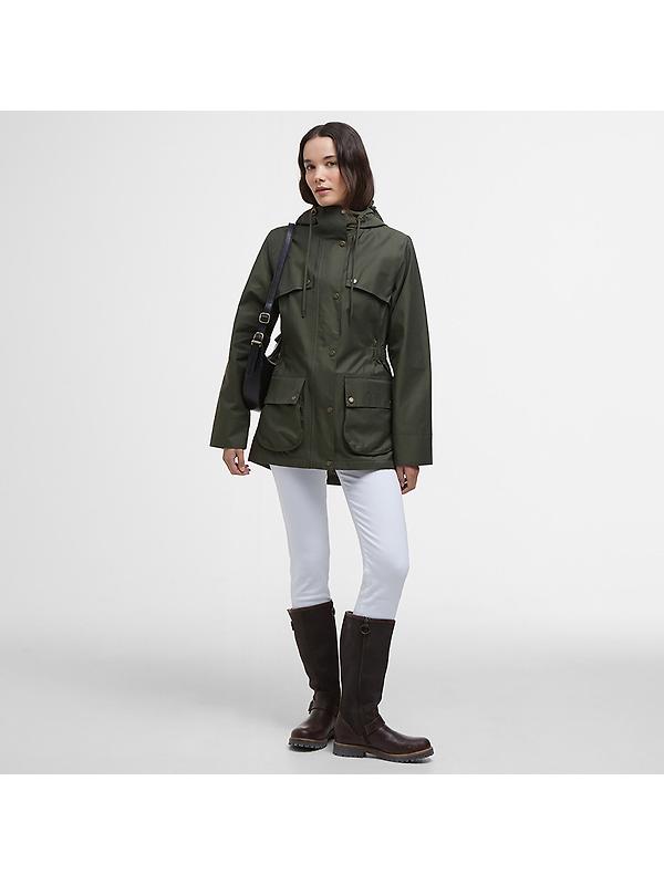 Barbour Women's Maple Waterproof Jacket - Olive/Ancient Tartan Image 3