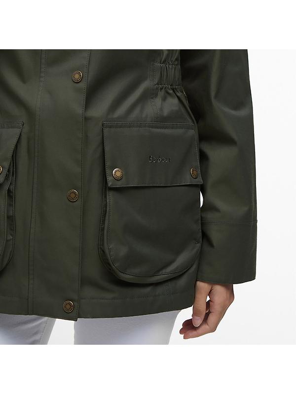 Barbour Women's Maple Waterproof Jacket - Olive/Ancient Tartan Image 6