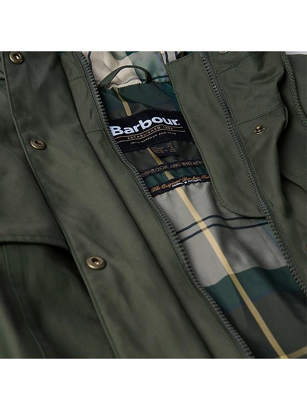 Barbour Women's Maple Waterproof Jacket - Olive/Ancient Tartan Image 7