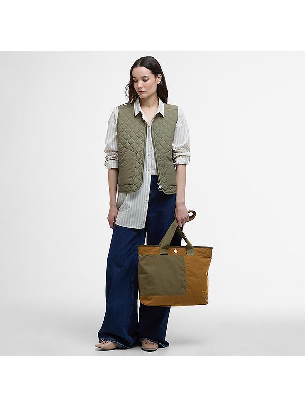 Barbour Women's Mya Tote Bag - Dusky Green Image 2