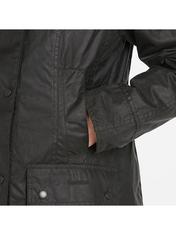 Barbour Women's Beadnell Waxed Jacket - Sage Image 6