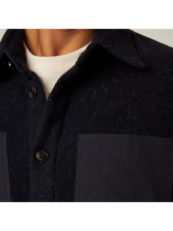 Peregrine Men's Barn Shacket - Navy Image 8