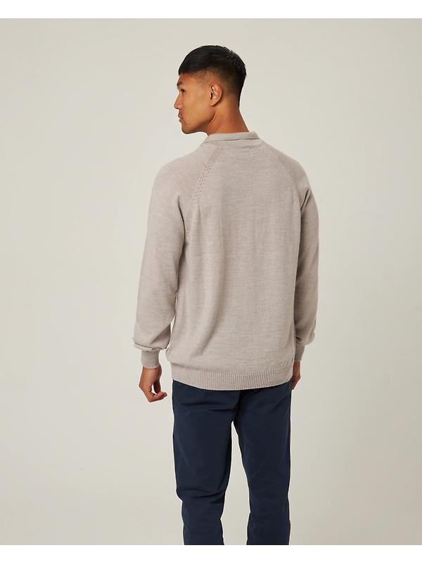 Peregrine Men's Beauford Made In England Polo Shirt - Light Grey Image 6