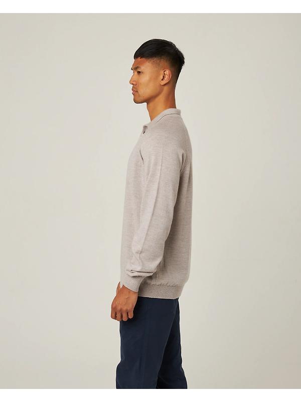 Peregrine Men's Beauford Made In England Polo Shirt - Light Grey Image 4