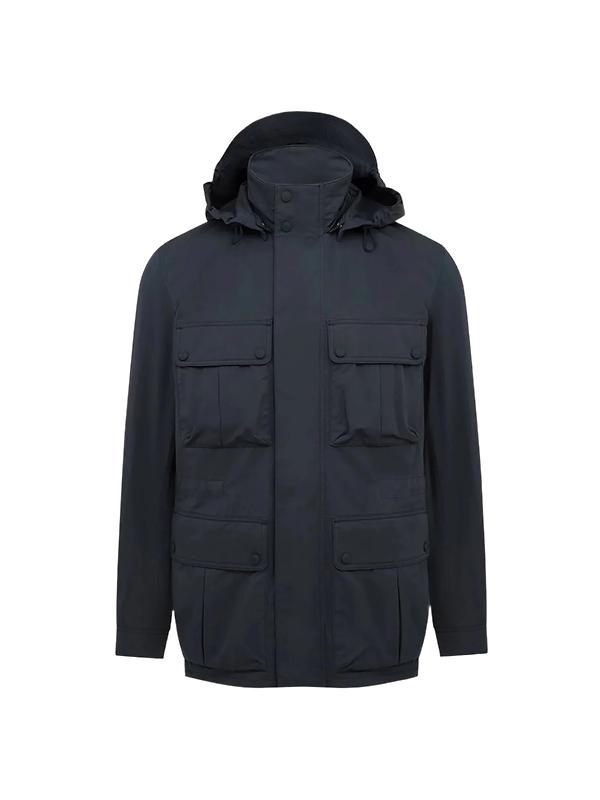 Belstaff Men's Cotton Blend Gabardine Drome Jacket - Dark Ink Image 1