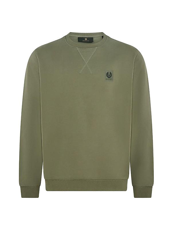 Product image of Belstaff Men's Cotton Fleece Sweatshirt - Surplus Green