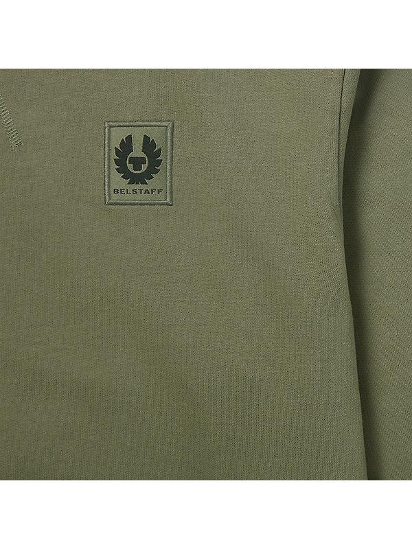 Belstaff Men's Cotton Fleece Sweatshirt - Surplus Green Image 3