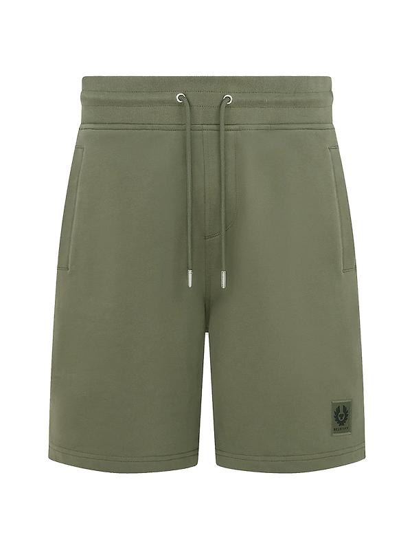 Product image of Belstaff Men's Cotton Fleece Sweatshorts - Surplus Green