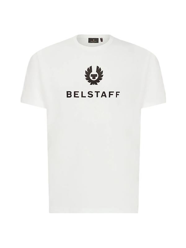 Product image of Belstaff Men's Cotton Jersey Signature T-Shirt - White