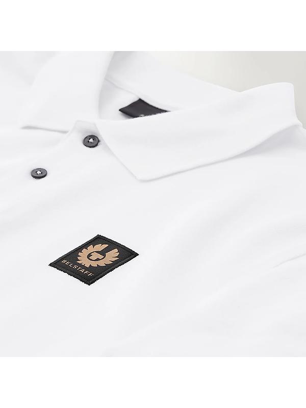 Belstaff Men's Cotton Pique Polo Shirt - White Image 2