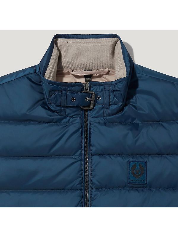 Belstaff Men's Down Filled Nylon Circuit Vest Gilet - Insignia Blue Image 2