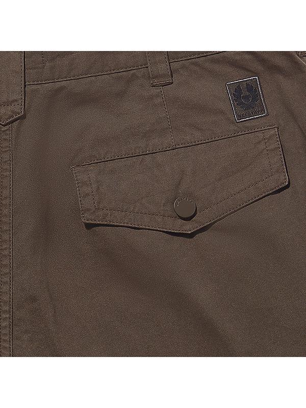 Belstaff Men's Garment Dye Cotton Dispatch Cargo Trousers - Army Olive Image 2