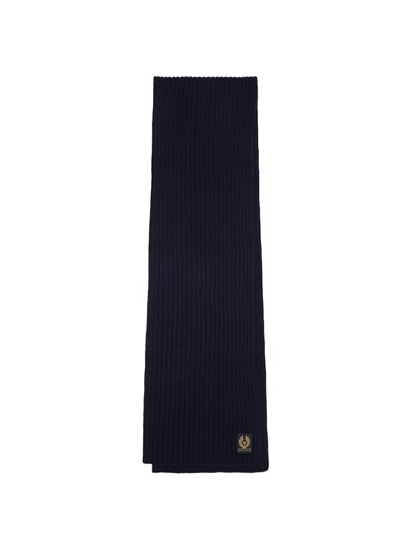 Product image of Belstaff Men's Lambswool Watch Scarf - Dark Navy