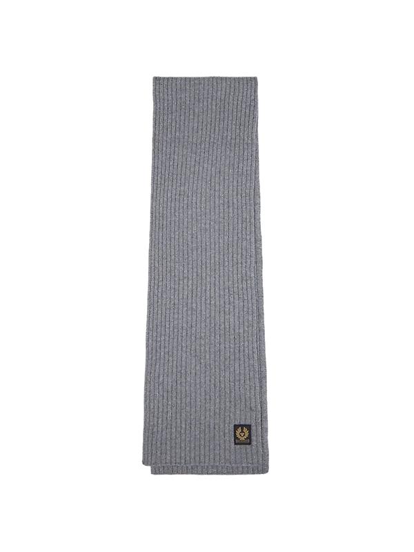 Belstaff Men's Lambswool Watch Scarf - Pale Grey Melange Product Image