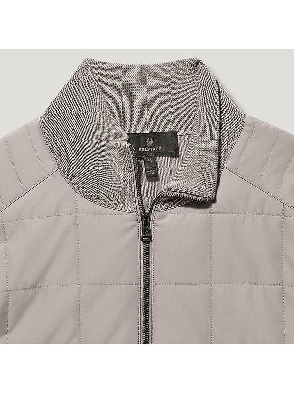 Belstaff Men's Merino Wool Kelbrook Zip Cardigan - Pumice Image 2