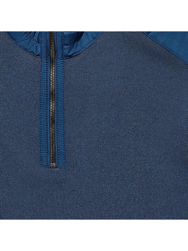 Belstaff Men's Merino Wool Kilmington Quarter Zip Jumper - Insignia Blue Image 4