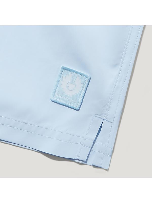 Belstaff Men's Tiller Cloth Clipper Swimshorts - Sky Blue Image 2
