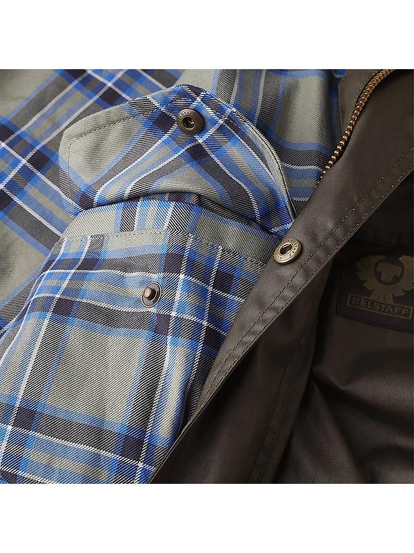 Belstaff Men's Waxed Cotton Fieldmaster Jacket - Faded Olive Image 4