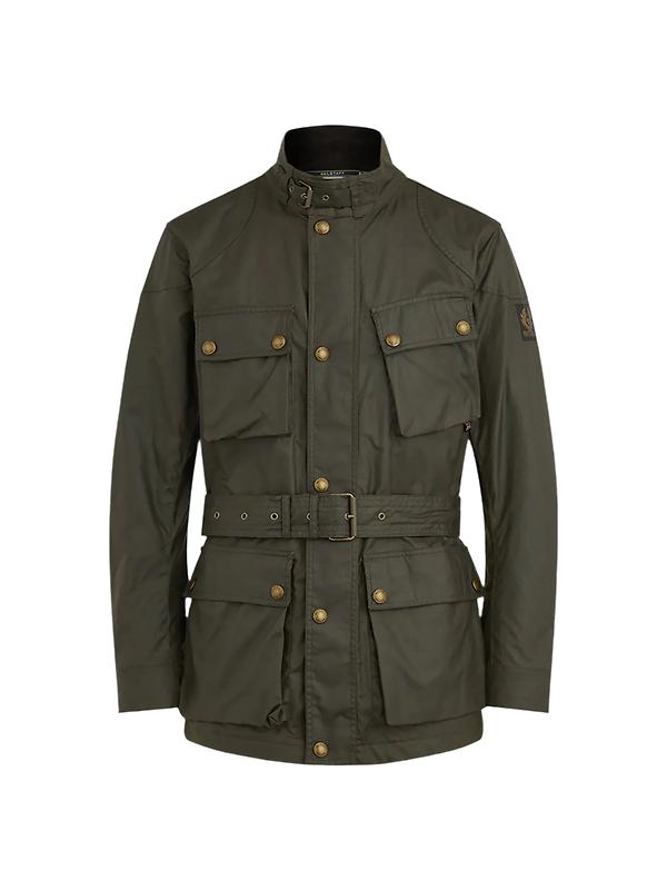 Product image of Belstaff Men's Waxed Cotton Trialmaster Jacket - Faded Olive