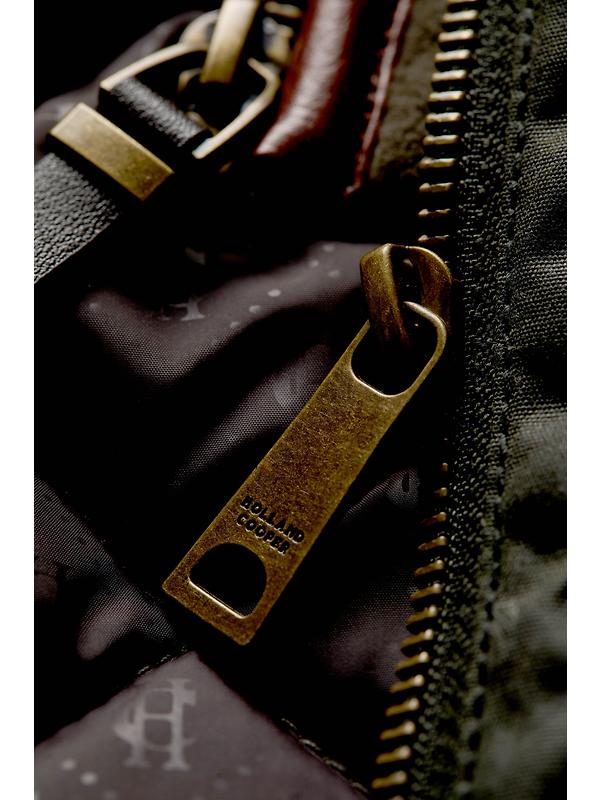 Holland Cooper Women's Belted Waxed Jacket - Dark Olive Image 8