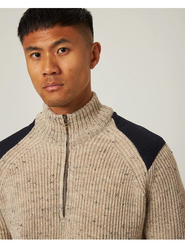 Peregrine Men's Bexley Quarter Zip Jumper - Skiddaw Image 5