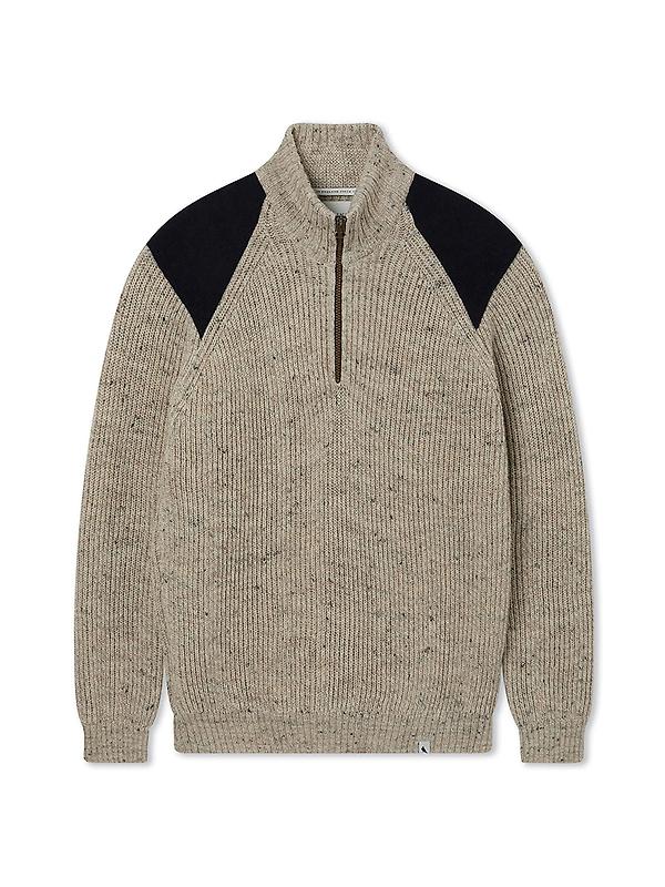 Peregrine Men's Bexley Quarter Zip Jumper - Skiddaw Image 1